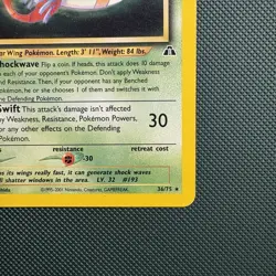 Pokemon Vintage Neo Discovery Yanma 36/75 Non-holo Rare WotC - Image 4