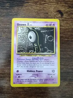 Pokemon Neo Discovery Unown A 33/75 Non Holo - Image 1