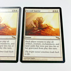 MTG Magic the Gathering Second Sunrise (20/306) Mirrodin X3 LP Magic Cards - Image 4