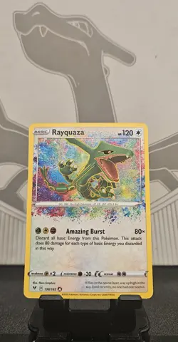 2020 Pokemon Rayquaza Vivid Voltage Amazing Rare 138/185 Near Mint - Image 5