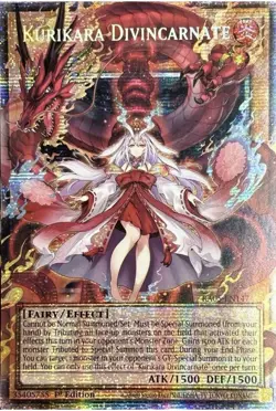 RA05-EN147 Kurikara Divincarnate Extended Art Starlight Rare YuGiOh - Image 1