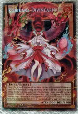 RA05-EN147 Kurikara Divincarnate Extended Art Starlight Rare YuGiOh - Image 2