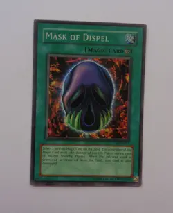 Mask of Dispel LON-017 (Unlimited, Super Rare, Lightly Played / LP) Yugioh - Image 1