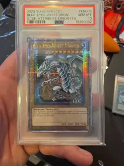 2023 #EN004 BLUE-EYES WHITE DRAGON PSA 10 QCSE - Image 1