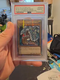 2023 #EN004 BLUE-EYES WHITE DRAGON PSA 10 QCSE - Image 2
