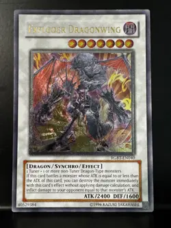 Yu-Gi-Oh! YuGiOh Exploder Dragonwing RGBT-EN040 Ultimate Rare - Image 1