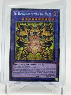 Yugioh The Unstoppable Exodia Incarnate MP25-EN008 1st Edition Starlight Rare NM - Image 1