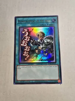 YuGiOh! Reinforcement of the Army RA05-EN113 STAMPED ART Rarity - Image 1