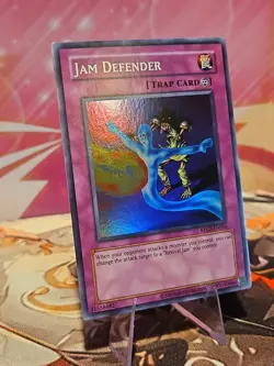 Jam Defender RP02-EN036 Retro Pack 2 (2020 Date Reprint) Unlimited Super Rare NM - Image 2