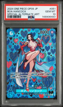 2024 ONE PIECE JPN EMPERORS IN THE NEW WORLD SPECIAL ALT ART BOA HANCOCK PSA 10 - Image 1