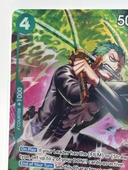 Roronoa Zoro (OP13-037) - Adventure on Kami's Island (OP15-EB04) treasure rare! - Image 2