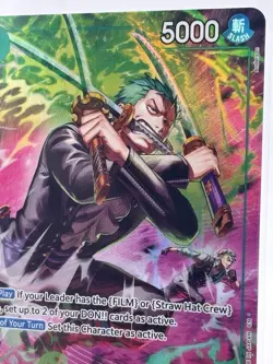 Roronoa Zoro (OP13-037) - Adventure on Kami's Island (OP15-EB04) treasure rare! - Image 3