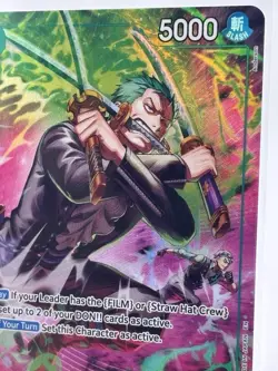 Roronoa Zoro (OP13-037) - Adventure on Kami's Island (OP15-EB04) treasure rare! - Image 4