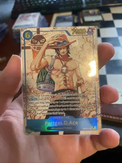 One Piece TCG Portgas D. Ace OP13‑119 Alt Art SEC Carrying on His Will - Image 1
