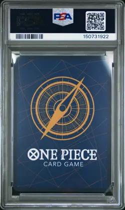 2025 ONE PIECE OP12-ALTERNATE ART #037 BLADES DRAWN DEAD MAN'S GAME PSA 10 - Image 2