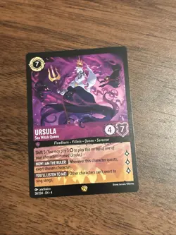 Disney Lorcana TCG - Ursula - Sea Witch Queen 58/204 Legendary - Image 1