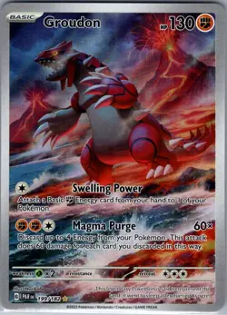 Groudon 199/182 SV04: Paradox Rift - Pokemon Card - NM - Image 1