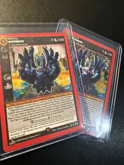 x2: CN2 Mothman TCG Card Lot - Full & Reverse Holo - FH RH Cryptid Nation CCG - Image 2
