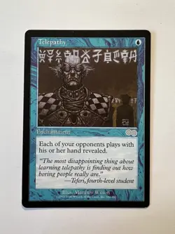 Telepathy - MTG Urza's Saga - LP - Image 1