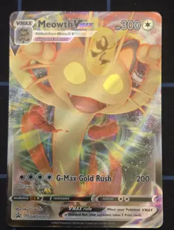 Meowth VMAX SWSH005 SWSH: Sword & Shield Promo Cards Holo - Image 2