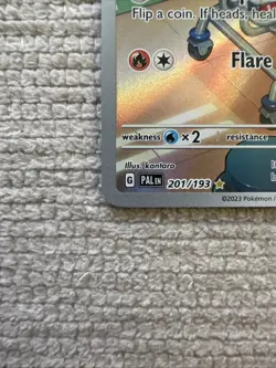 Pokemon TCG Fuecoco Paldea Evolved Holo Card Illustration Rare 201/193 - Image 3