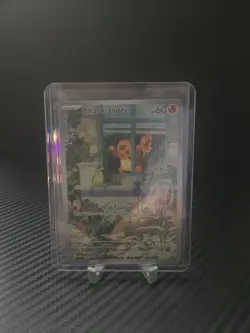 Charmander 044 Holo Illustration Rare Scarlet & Violet Promo Pokemon Card NM - Image 1