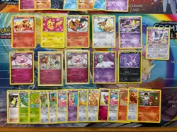 Pokemon Card Lot Radiant Cards RC Holo Etc Fire Eevee Pikachu Charizard 60 Cards - Image 2