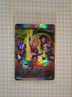 Dragon Ball Super Card Game Masters Energy Marker Miraculous Revival M-18 Sealed - Image 1
