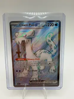 Chien-Pao ex 236/193 PAL Paldea Evolved Full Art Holo NM Pokemon Card - Image 1