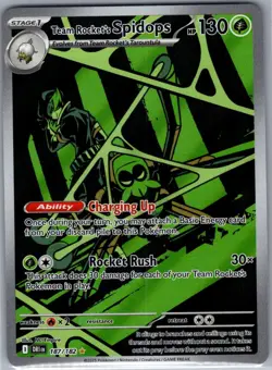 Team Rocket's Spidops 187/182 SV10: Destined Rivals - Pokemon Card - NM - Image 1