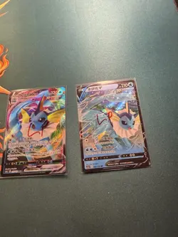 Pokemon Vaporeon V and VMAX 026/132 027/132 S-Chinese Card Set - Image 3
