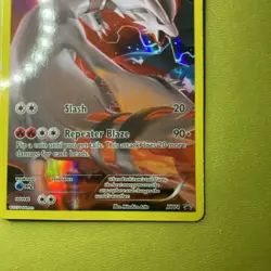Pokemon TCG Reshiram XY Black Star Promos XY74 Full Art Holo Promo Card LP - Image 4