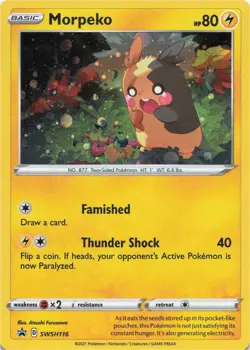 Pokemon - Morpeko #SWSH116 - SWSH: Sword & Shield Promo Cards Holo - Image 1