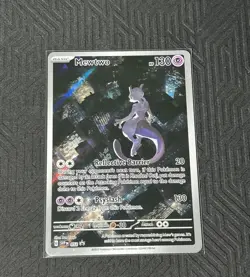 2023 SEALED Mewtwo Holo Black Star Promo Card SVP052 52 TCG CCG Pokemon Full Art - Image 1