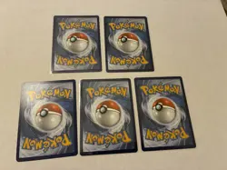 Lot of 5 Ponyta and Rapidash Pokemon Cards - Image 3