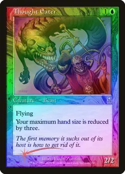 Thought Eater FOIL Odyssey HEAVILY PLD Blue Uncommon MAGIC MTG CARD ABUGames - Image 1