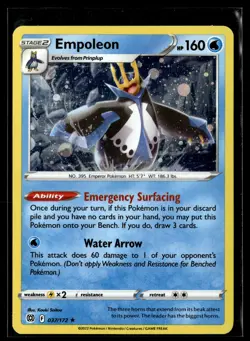 Empoleon - (Cosmos Holo) 037/172 Miscellaneous Cards & Products Holo Rare NM - Image 1