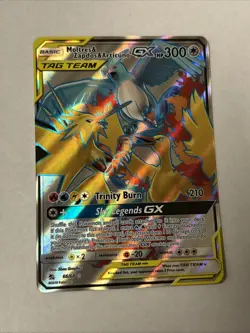 Pokemon TCG Moltres Zapdos Articuno GX Full Art Holo Card 66/68 Hidden Fates - Image 2