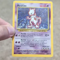 Wizards of the Coast Mewtwo Base Set Holo Rare 60 HP Pokemon Card 10/102 - Image 1