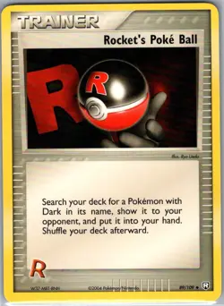 Rocket's Poke Ball 89/109 Non Holo Team Rocket Returns - Pokemon Card - NM - Image 1