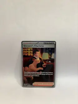 Pokemon TCG Giovanni’s Charisma Secret Illustration Rare Card 204/165 151 NM/M - Image 1