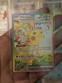 1-100 chance to win Pokemon Surging Sparks Pikachu ex 238/191 Chase Card! - Image 1