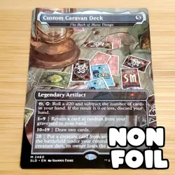 1x Custom Caravan Deck, The Deck of Many Things Fallout Secret Lair 2460, MTG NM - Image 1
