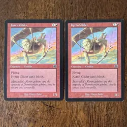 Kyren Glider Mercadian Masques Regular Magic The Gathering MTG M/HP - Image 1