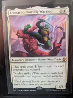 Leonardo, Worldly Warrior 101 TMC MTG SealedinSleeve - Image 1
