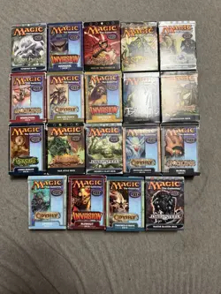 Magic The Gathering Pre Constructed Vintage Deck Lot Rare 19 Decks - Image 1