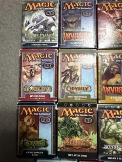 Magic The Gathering Pre Constructed Vintage Deck Lot Rare 19 Decks - Image 2