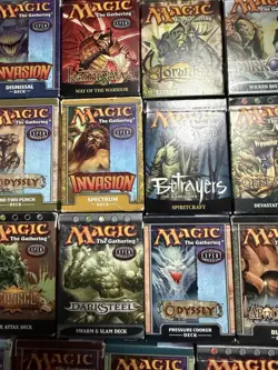 Magic The Gathering Pre Constructed Vintage Deck Lot Rare 19 Decks - Image 3
