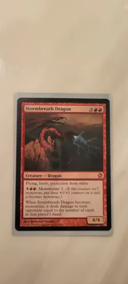 MTG Stormbreath Dragon Theros 143/249 Regular Mythic - Image 1