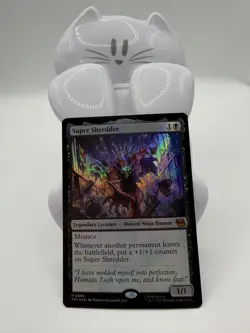 Super Shredder (TMT 0083) - Foil MTG TMNT Teenage Mutant Ninja Turtles - Image 1